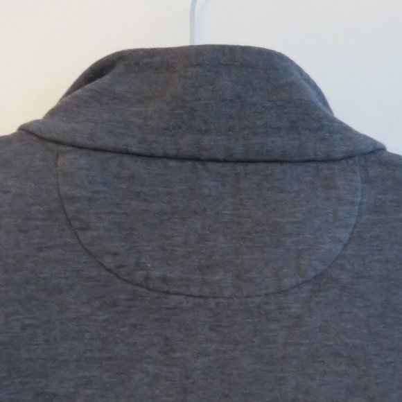 POLO RALPH LAUREN Dark Heathered Gray Cotton 1/4 Zip Pullover Sweater - Size XL - Picture 12 of 14